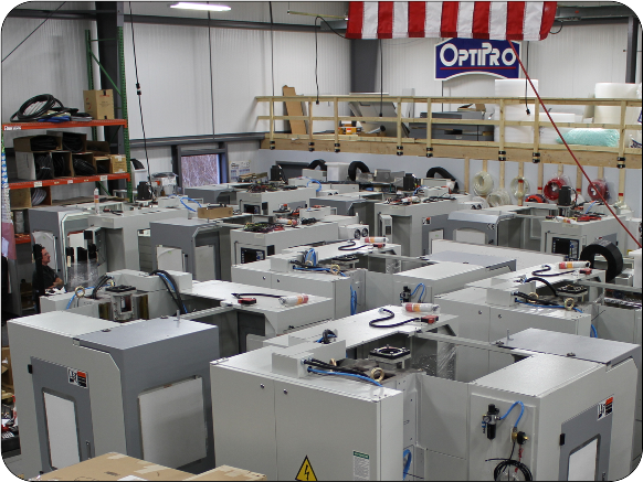 Optics Machine Assembly Area